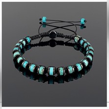 Seven Art Jewelry Doğal Taş Bileklik,turkuaz Bileklik, Firuze Taşı Bileklik, Kadın Bileklik, Erkek Bileklik, Ayarlanabilir Bileklik