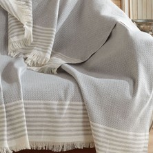 Vagonik Royal 170 x 210 cm Çekyat Koltuk Kanepe Örtüsü - Gri