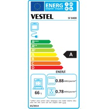 Vestel  Sf 8400 4 Gözü Gazlı A Enerji Sınıfı Solo Fırın