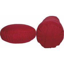 Sıfır312 Meditasyon Minderi  Silindir Yoga Bolster Minderi Ikili Set