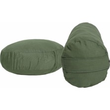 Remege Meditasyon Minderi  Silindir Yoga Bolster Minderi Ikili Set