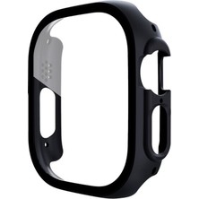Case Street Apple Watch Ultra 49MM Ekran Koruyucu Full Glue Gard Renkli Siyah
