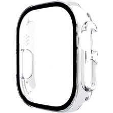 Dlrcase Apple Watch Ultra 49MM Ekran Koruyucu Full Glue Gard Renkli Renksiz