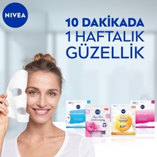 NIVEA Nemlendirici 10 Dakika Yüz Kağıt Maske 1adet;Hyaluronik Asit & Aloe Vera ile Derinlemesine Nemlendirme