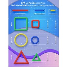 Go Toys Geometrik Tasarım Çubukları 450 Adet Zeka Geliştirici Tasarım Eğitici Oyuncak Geometrik Çubuklar