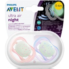 Philips Avent Ultra Air Gece Emziği 0-6 Ay Kız