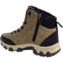 Soğuk Geçirmez Unisex Uzun Outdoor Trekking Bot Ayakkabı VİZON