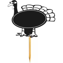 mt Ahşap Çubuklu Pvc Yaz-Sil Hindi Figürlü Etiket 10 Lu Pk.