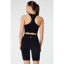 Vella Racerback Konfor Sport Bra Siyah