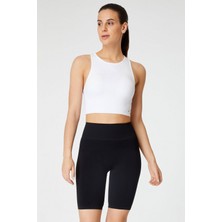 Vella Racerback Konfor Sport Bra Beyaz