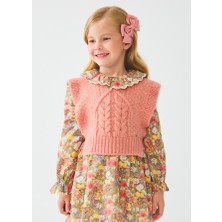 Abel & Lula Aabel&lula  Kız Çocuk Örgü Yelek 5824