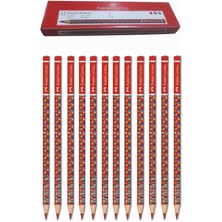 Faber-Castell Kırmızı Başlık Kalemi Bubble 12 Adet