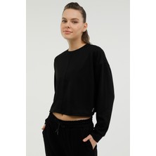 Lotto W-SD603 Lıva 2 Siyah Kadın Sweatshirt