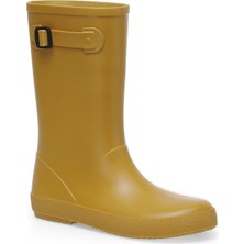 Igor Yağmur Çizmesi Unisex Çocuk Hardal Renk PVC Malzeme ile Rahat Kullanım Sağlar