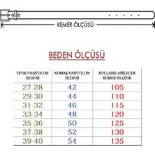 Deribond Erkek Kemer Kot ve Kanvas Pantolon Için