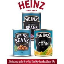 Heinz Meksika Kırmızı Fasulye 400 gr + Baked Beans 415 gr + Mısır Tane 400 gr