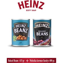 Heinz Meksika Kırmızı Fasulye 400 gr + Baked Beans 415 gr
