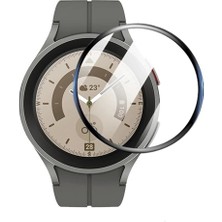 Basias Galaxy Watch5 Pro 45MM  Uyumlu Tam Kaplama 5d Nano Ekran Koruyucu
