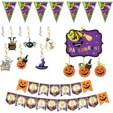 Çıtı Pıtı Store Halloween Cadılar Bayramı Asma Süs Parti Seti