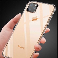 Aqua Aksesuar iPhone 11 Pro Köşe Korumalı Şeffaf Darbe Emici Telefon Kılıfı