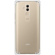 Aqua Aksesuar Huawei Mate 20 Lite Köşe Korumalı Şeffaf Darbe Emici Telefon Kılıfı