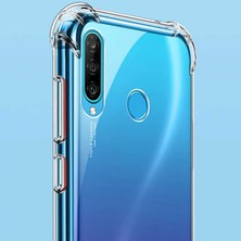 Aqua Aksesuar Huawei P40 Lite E Köşe Korumalı Şeffaf Darbe Emici Telefon Kılıfı