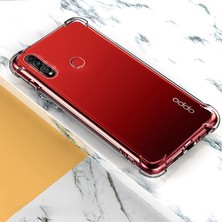 Aqua Aksesuar Oppo A31 Köşe Korumalı Şeffaf Darbe Emici Telefon Kılıfı