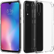 Aqua Aksesuar Xiaomi Mi 9 Köşe Korumalı Şeffaf Darbe Emici Telefon Kılıfı