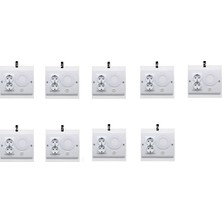 Masfitech Dolap & Tezgah Altı Prizli Aydınlatma 3 Watt (Beyaz Işık)