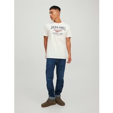 Jack & Jones Jjelogo Tee Ss O-Neck 2 Col AW22 Sn Cloud