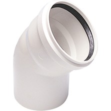 Kalde Pvc Atık Su Borusu Dirsek 110X45˚