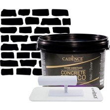 Beton Dekoratif Kaplama Gri Ince-Tuğla Duvar Seti