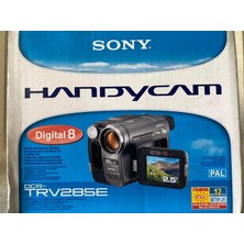 Sony DCR-TRV285E Digital 8 990X Zoom Video Kamera Nostalji Batarya Sorunlu