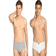 sipariskusu 2 Adet Erkek Penye Slip Külot