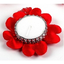 Canbolat Kırmızı Kına Gecesi Nedime Kına El Mumu Gülü 12 Adet