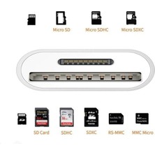 Foxyn Fxn-22 Apple iPhone iPad Lightning To Sd Camera Reader Sd Micro Sd Kart Okuyucu Kablo Adaptör