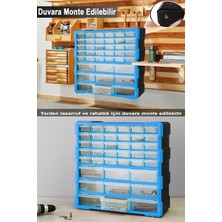 Rowermax Mono Blok Çekmeceli Organizer 39'lu Büyük Boy ASR-6001