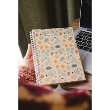 Co Notes  3'lü Sert Kapak Spiralli Kareli Defter Seti