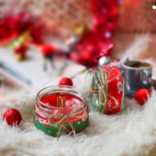 Trend Mum Christmas Yeni Yıl Dekoratif Parfüm Kokulu Mum  Yılbaşı Mumu 300gr  Yılbaşı Hediyesi