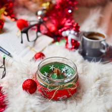Trend Mum Christmas Yeni Yıl Dekoratif Parfüm Kokulu Mum  Yılbaşı Mumu 300GR  Yılbaşı Hediyesi