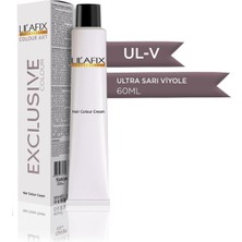 Lilafix Krem Tüp Saç Boyası Ul-V Exclusive Ultra Sarı Viyole 60 Ml