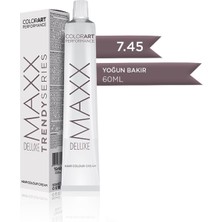 Maxx Deluxe Tüp Krem Saç Boyası 7.45 Yoğun Bakır 60 Ml