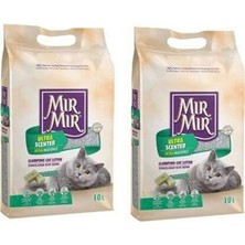 Mır mır Bentonit Marsilya Kedi Kumu 2 x 10 Lt