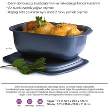 Tupperware Ultra Pro 5.7 Lt Fırın Kabı Kapaklı Hsgl
