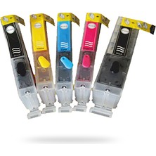 BK Canon Pgı 550/551 Uyumlu 6 Renk Kolay Dolan Kartuşlar