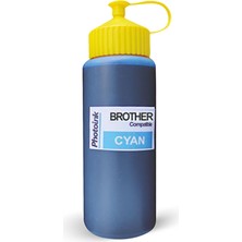 Photoink Brother Yazıcılar Için Uyumlu 500 ml Mavi Mürekkep (Photoınk Akıllı Mürekkep) - T220/T420W/T520W/T720W/T820W/T920W