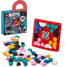 LEGO DOTS # Disney Mickey Fare ve Minnie Fare Dikilebilir Kare Parça 41963 - 8 Yaş ve Üzeri Yaratıcı Çocuklar için Kendin Yap El Sanatları Seti (95 Parça)