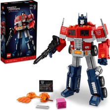 LEGO LEGO® Icons Optimus Prime 10302 - Yetişkinler için bir Transformers Efsanesi#nin Koleksiyonluk Model Yapım Seti (1508 Parça)