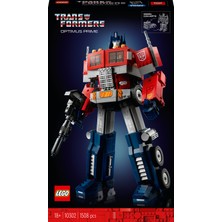 LEGO LEGO® Icons Optimus Prime 10302 - Yetişkinler için bir Transformers Efsanesi#nin Koleksiyonluk Model Yapım Seti (1508 Parça)