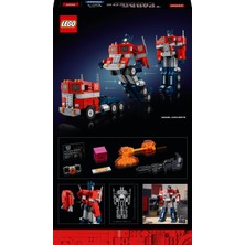 LEGO LEGO® Icons Optimus Prime 10302 - Yetişkinler için bir Transformers Efsanesi#nin Koleksiyonluk Model Yapım Seti (1508 Parça)